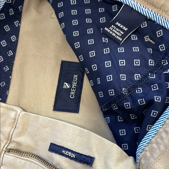 Daniel Cremieux Men’s Khaki Tan Chinos Pants Straight Leg Size 38x32 - Picture 6 of 13